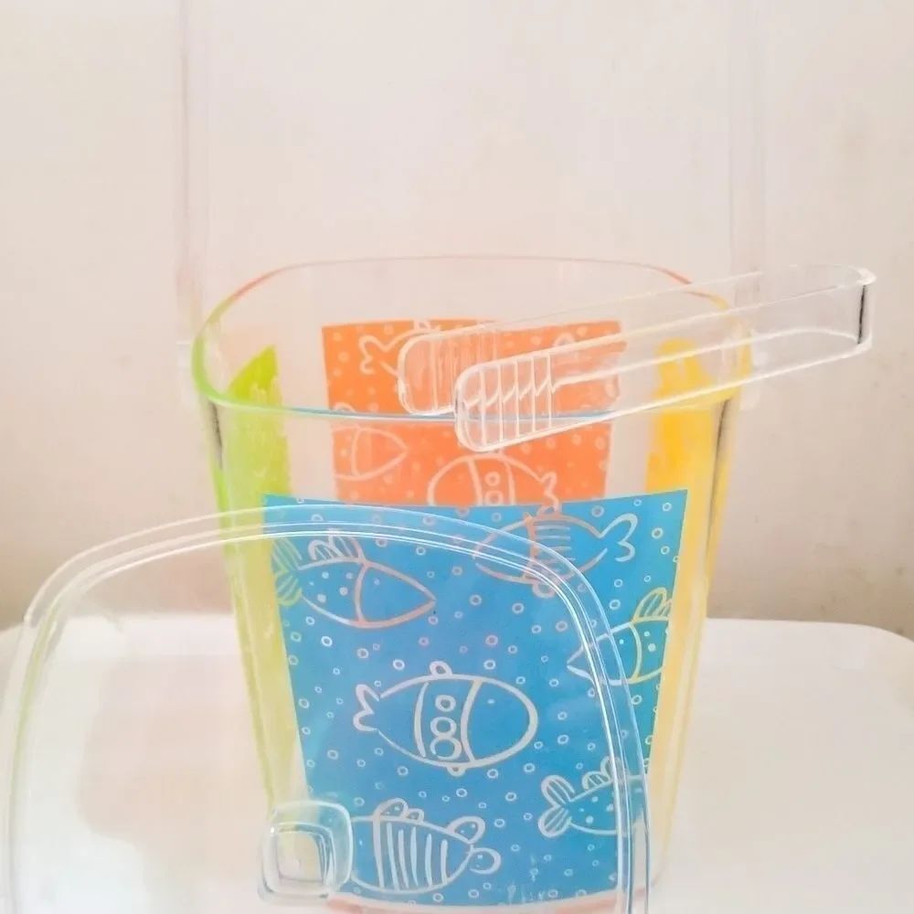 Acrylic vintage icebucket fish theme